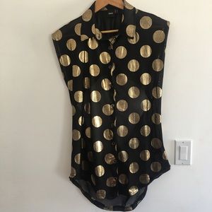 Polka Dot Shirt Dress